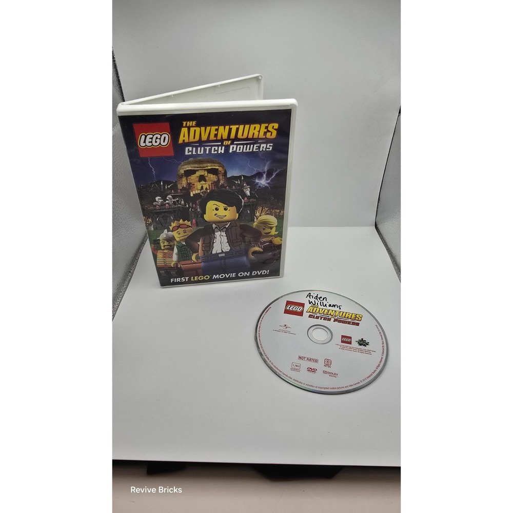 LEGO: the Adventures of Clutch Powers (DVD, 2009) Tested Working Great Condition